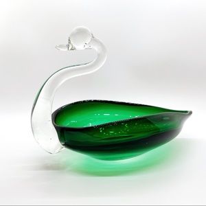 VTG Arnart Creation Glass Swan